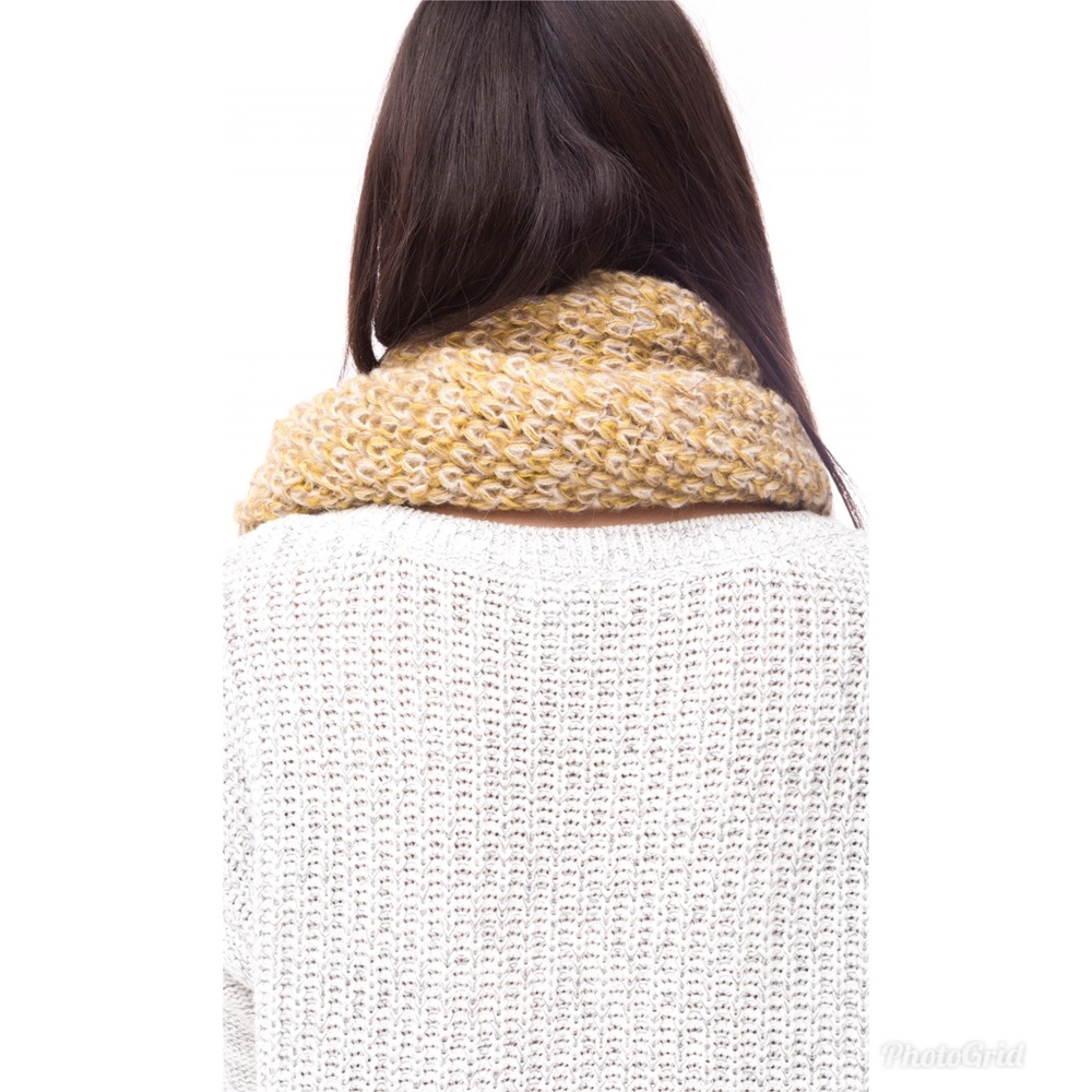 ❣️$ DROP❣️ Mustard Yellow Infinity Scarf✨ - Picture 3 of 3